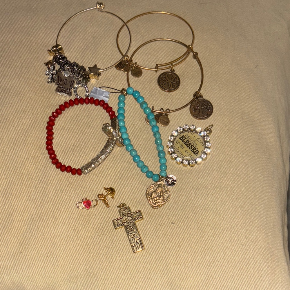Charm Bracelet Set and religious